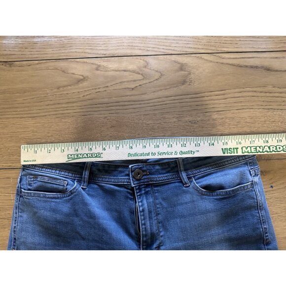 J Jill Jeans Size 12 Authentic Fit Blue Slim Ankle Denim Stretch Preppy Modern - Picture 3 of 16